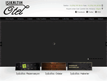 Tablet Screenshot of isikaltinotel.com